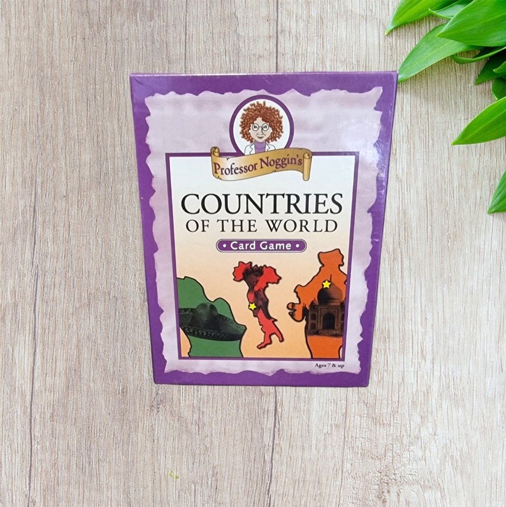 Professor Noggin's Countries of the World Card Game New!